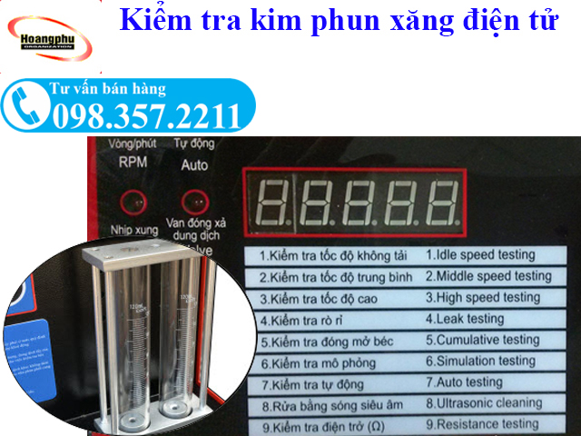 Làm sạch kim phun xăng điện tử xe máy